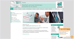 Desktop Screenshot of loeffelhardt.de