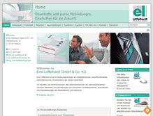 Tablet Screenshot of loeffelhardt.de